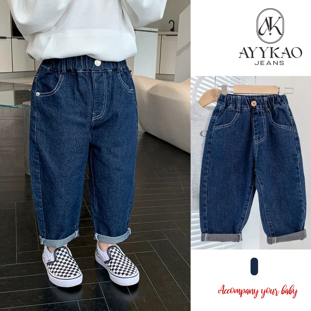 กางเกงยีนส์สําหรับเด็กตั้งแต่ 9 กก. ถึง 26 กก. คุณภาพสูง Class 1 Q3 - Ayykao
