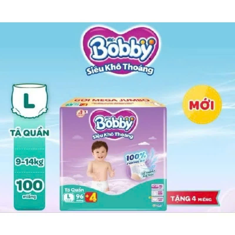 (ไม่มีชิ้น) ผ้าอ้อม Bobby Mega Jumbo M112/L96/XL84/XXL76