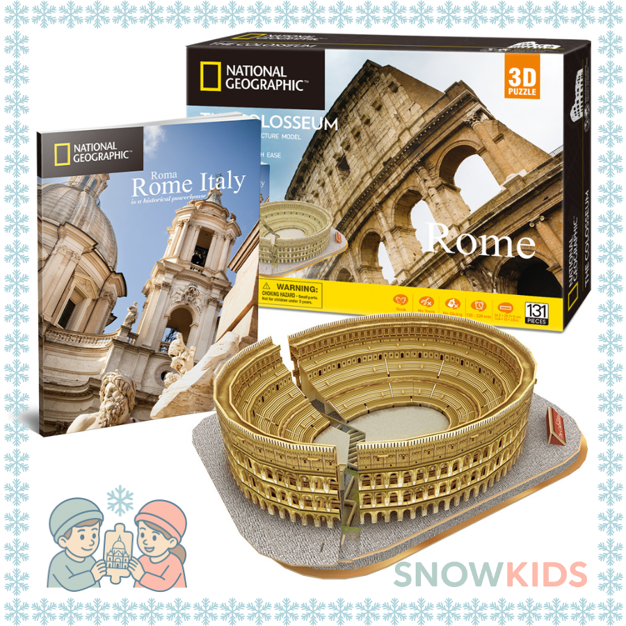 CubicFun DS0976h โมเดลประกอบ 3 มิติ – Roman Arena | National Geographic Collection
