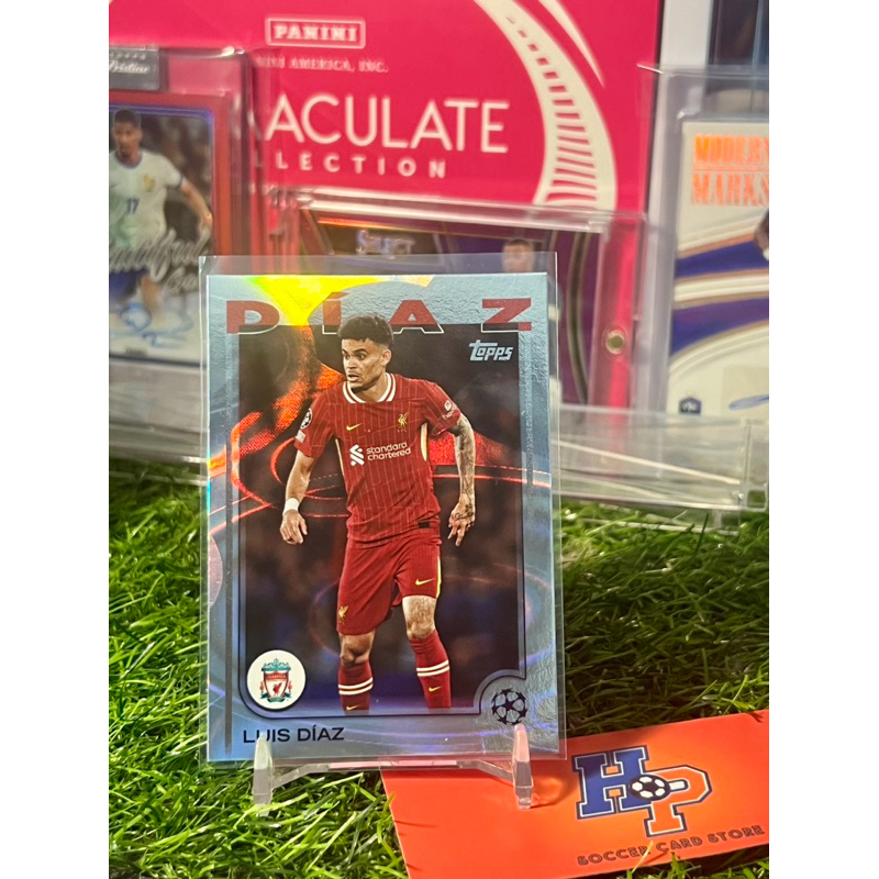 Luis Diaz Raindrop Topps UCC 2024/25 การ์ดฟุตบอล