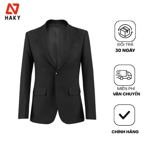 Vip2 K-Lapel Blazer, HAKY คุณภาพสูง, รูปแบบมาตรฐาน, ช่างตัดเย็บอย่างดี, 3 ชั้นเพื่อให้รูปแบบแบนพร้อม