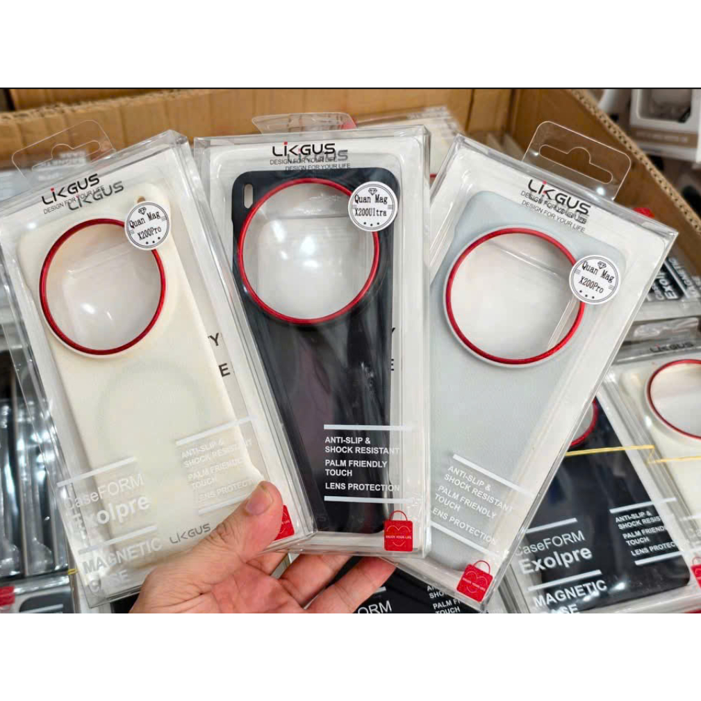 เคส Likgus แบบเปิดขอบสวยมากสําหรับ ViVo X200 Pro X200 Ultra รองรับการชาร์จแบบไร้สาย