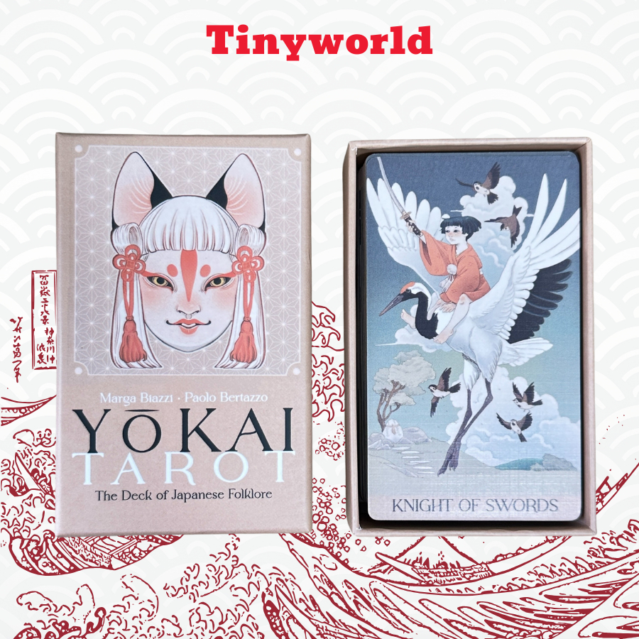(กล่องแข็ง) Yokai Tarot D1 New Tarot Tinyworld Deck