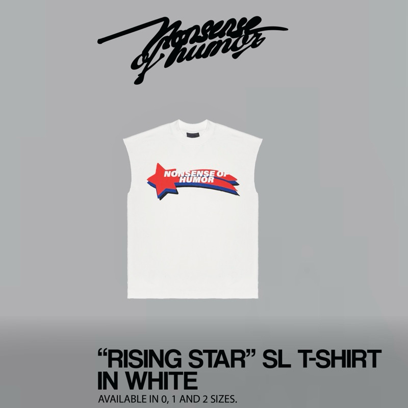 [GENUINE]-nsoh- เสื้อยืดแขนกุด RISING STAR