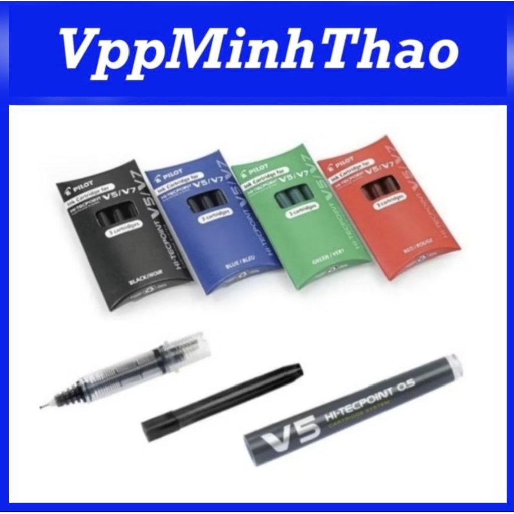 REPLACEMENT INK TANK สําหรับ HI-TECHPOINT V5/ V7 PILOT PEN - ญี่ปุ่น