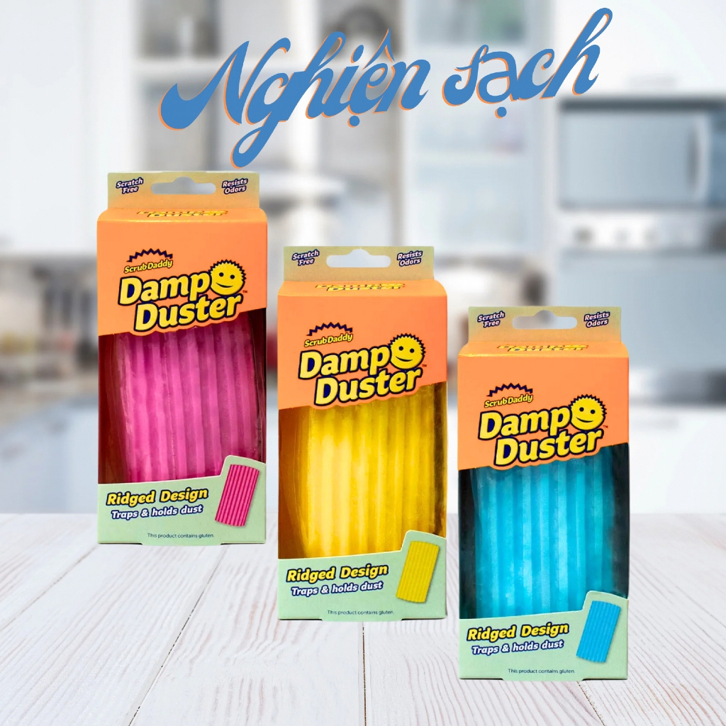 [HCM] Scrub Daddy Sponge ทําความสะอาดทุกมุม Damp Duster