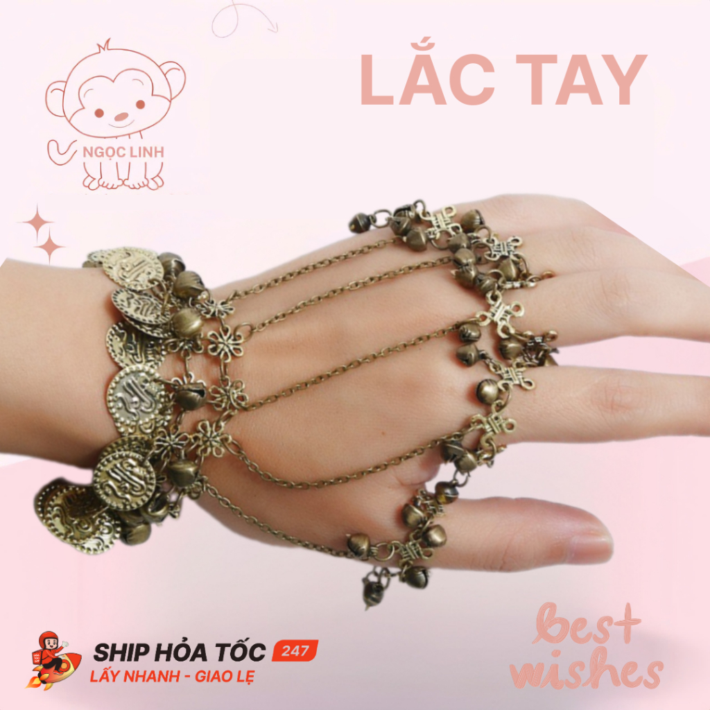 สร้อยข้อมือกระดิ่งโบราณ ใช้ในสปาเสียง ช่วยให้จิตใจผ่อนคลายสบาย อ๊อด 1 ชิ้น