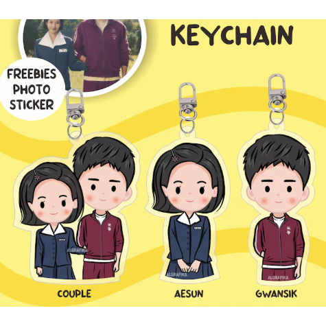 เมื่อชีวิตให้คุณงานศพพวงกุญแจ fanart fanmade iu parkbogum