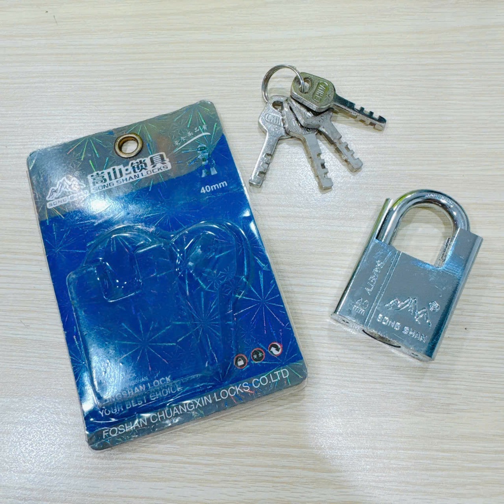 ล็อคประตู SONGSHAN 40MM ทนทาน ทนทาน กันบาดที่มีประสิทธิภาพ