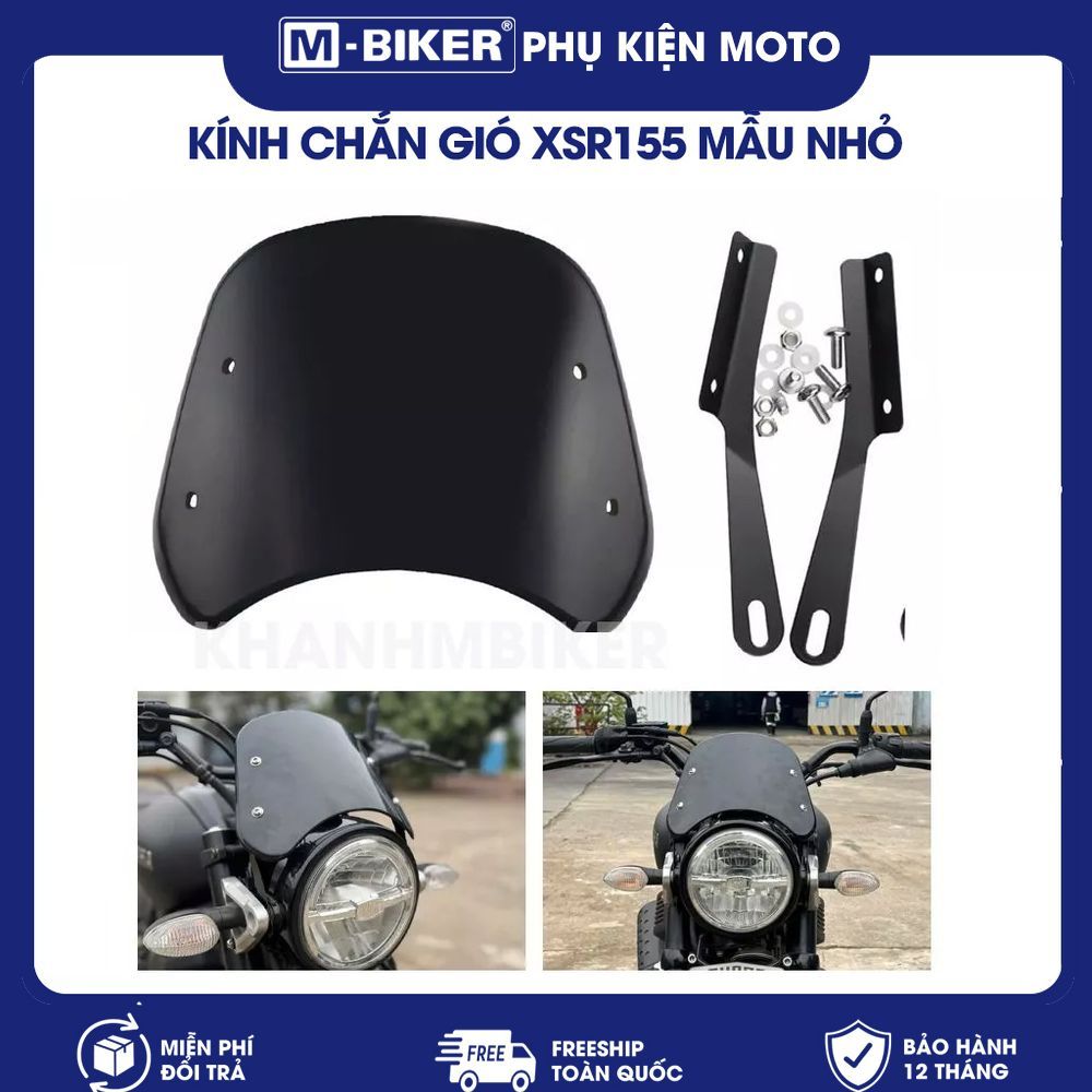 กระจกบังลม Yamaha XSR 155, กระจกบังลม XSR 155, ค้ําไฟหน้า Yamaha XSR155 แท้ MBIKER