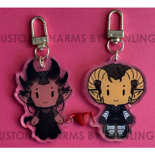 CUSTOM FFXIV WoL OC ttrpg ตัวละคร Canon เครื่องรางเรือแม่เหล็ก || ผลิตในทํา