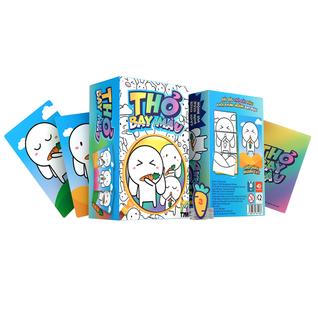 กระต่ายบินสี - เกมกระดานจิ๊กซอว์แสนสนุก - VN Board Game - BC15