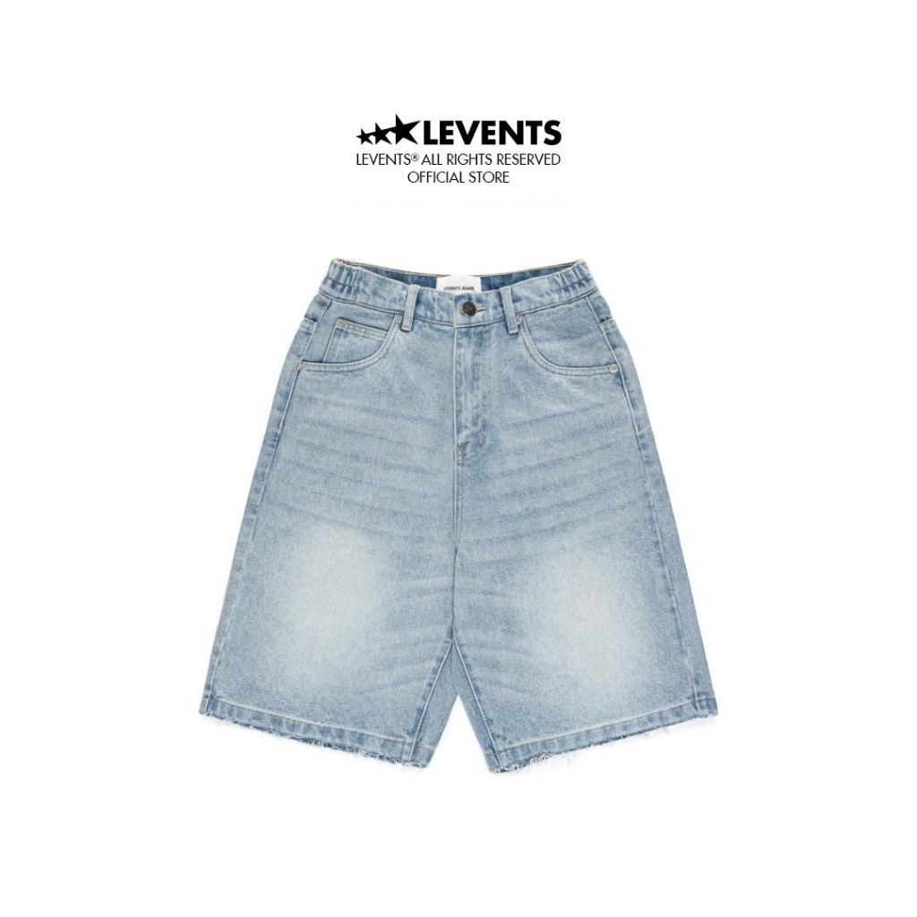 Levents x Hello Kitty | Bow Jorts Jeans Shorts/ Blue Unisex Denim Jorts