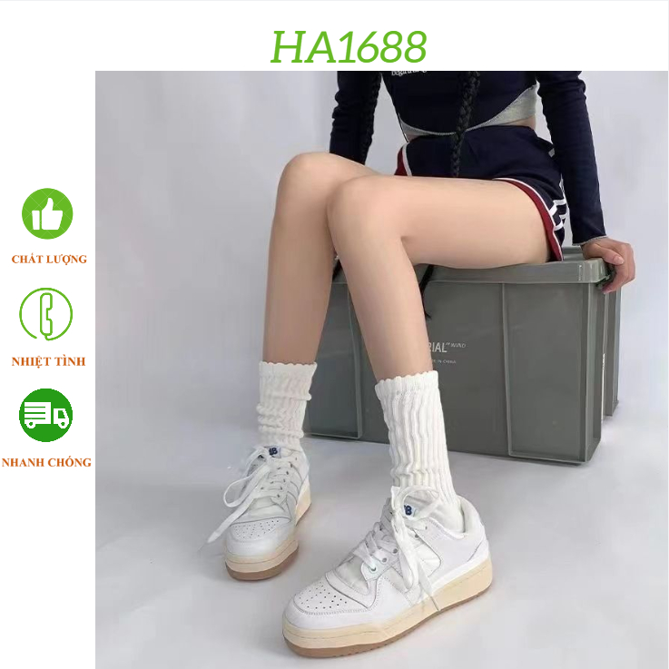 HOT 2025 ถุงเท้ากลางลูกวัว ถุงเท้าแฟชั่น Super Pretty Star Ha1688