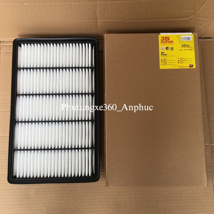 กรองอากาศเครื่องยนต์ Mazda RX8 1.3L 2003-2012 ของญี่ปุ่น JS Asakashi ยี่ห้อ A473J |N3H1-13-Z40, N3H1