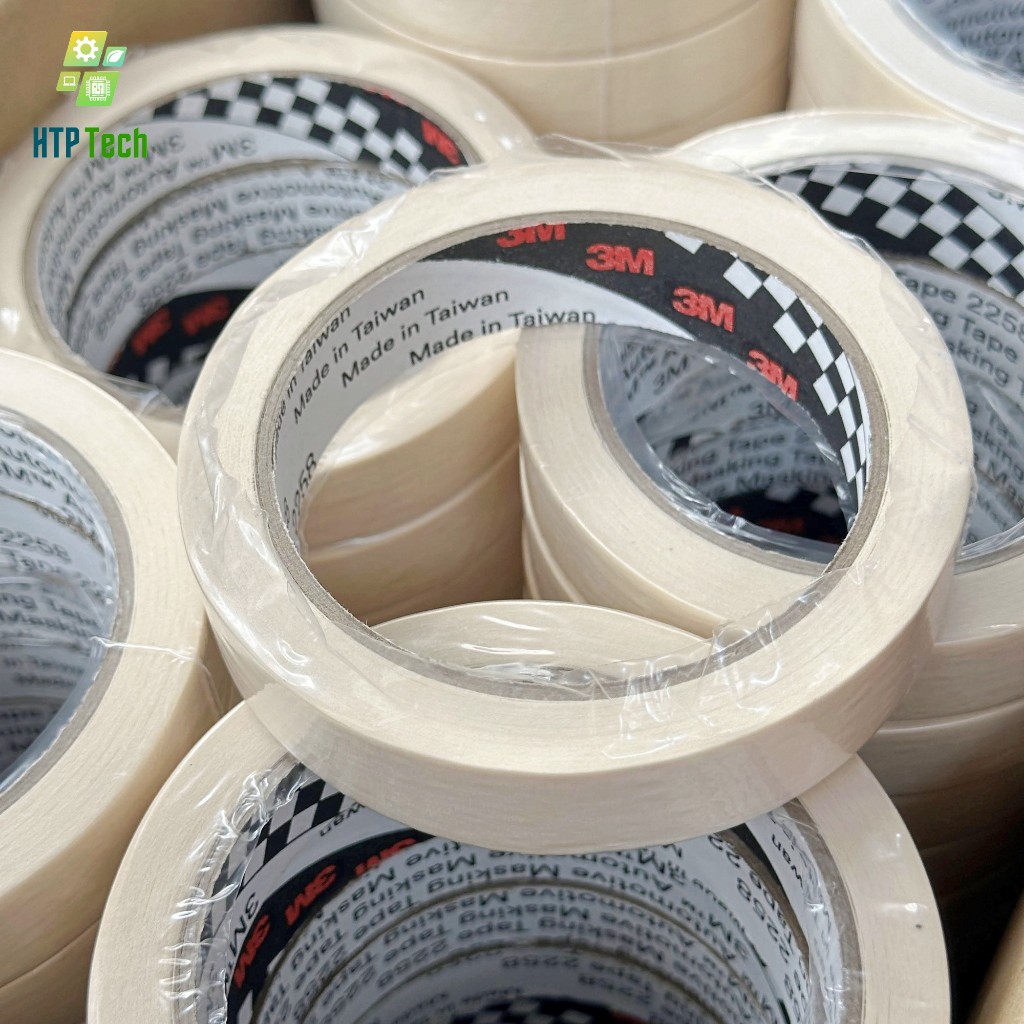 Paper Tape 3m 2258 สีขาว กว้าง 2cm ยาว 25m Masking Tape 3M (1 ม้วน)