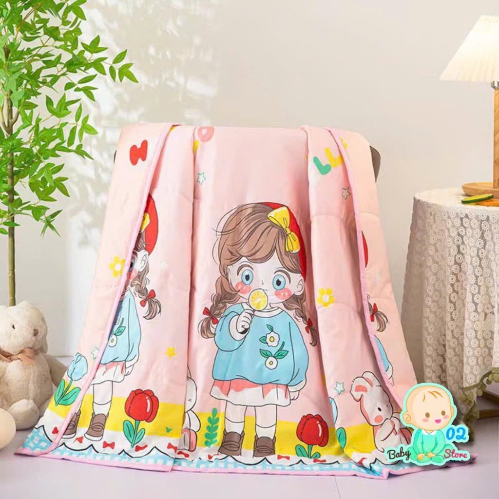 ผ้าห่มฤดูร้อนสําหรับทารก 1m1x1m4 – นุ่มและเย็น – รุ่นใหม่ 2025