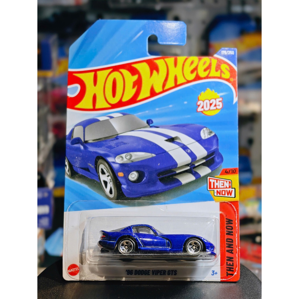 Hot Wheels 96 Dodge Viper GTS Model Car (สีน้ําเงิน)