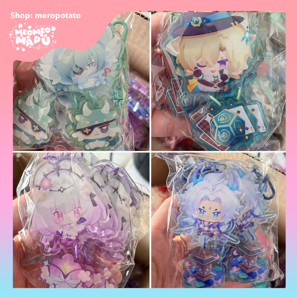 Honkai Star Rail 5-3cm พวงกุญแจ/พวงกุญแจ (หลายรุ่น)