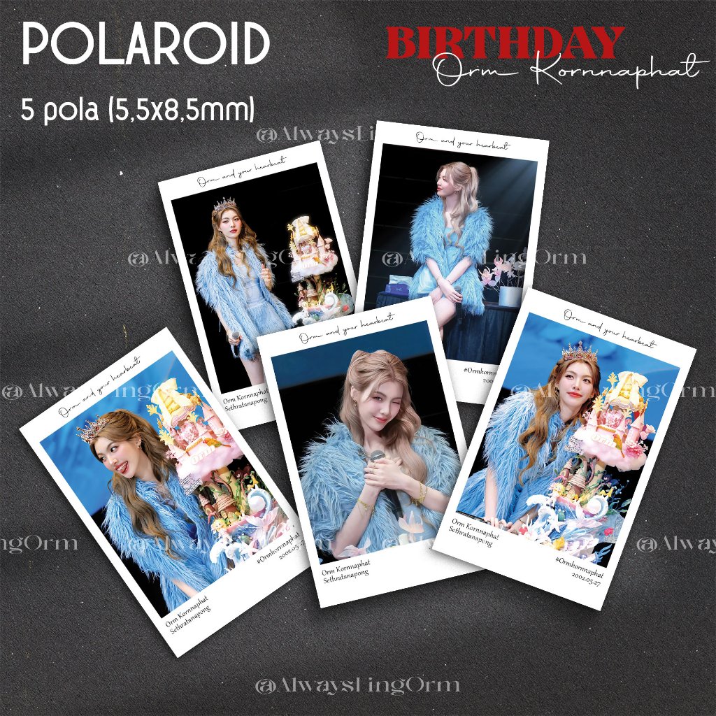 [COMBO] Orm Kornaphat - Birthday - Orm and heartbeat - Orm Birthday photo set