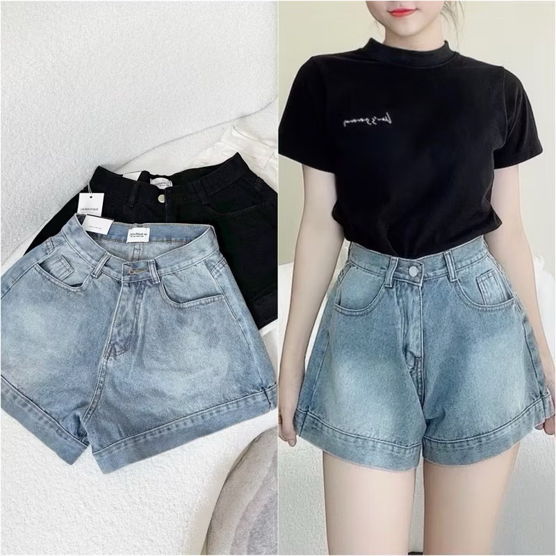 กางเกงขาสั้น ยีนส์ BASIC SIMPLE EASY TO MATCH