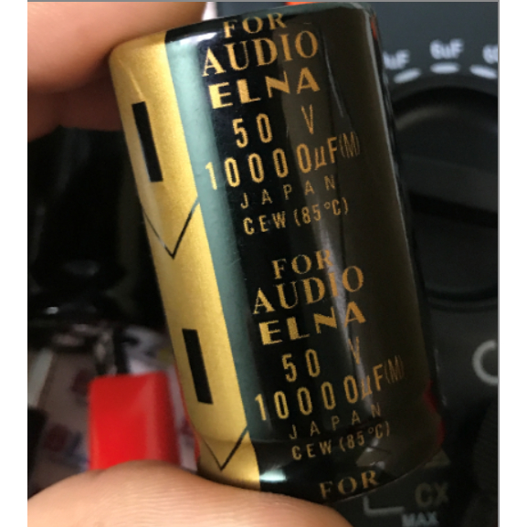 ELNA สําหรับ AUDIO JAPAN 50V 10000uF 30x50 AUDIO ตัวเก็บประจุ