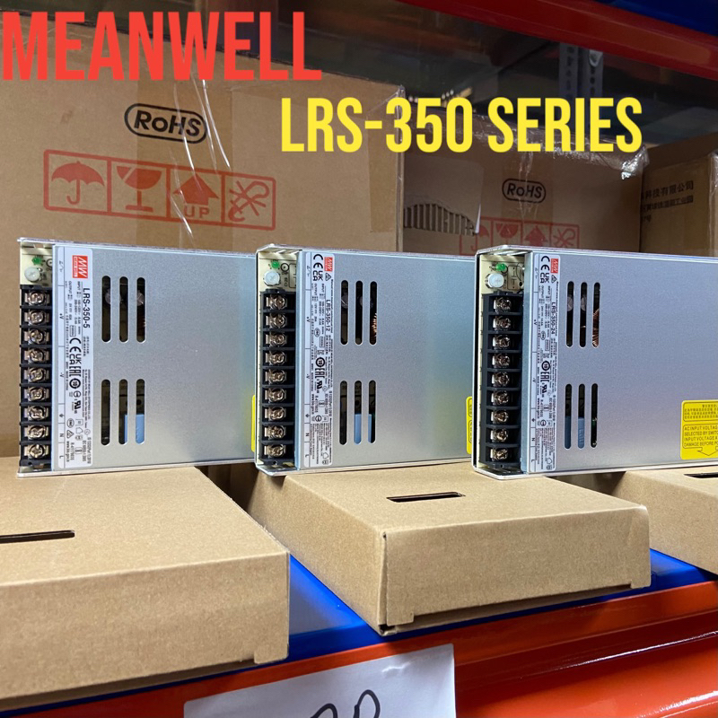 (ของแท้)(Meanwell) Meanwell Source LRS-350-12,LRS-350-24,LRS-350-5