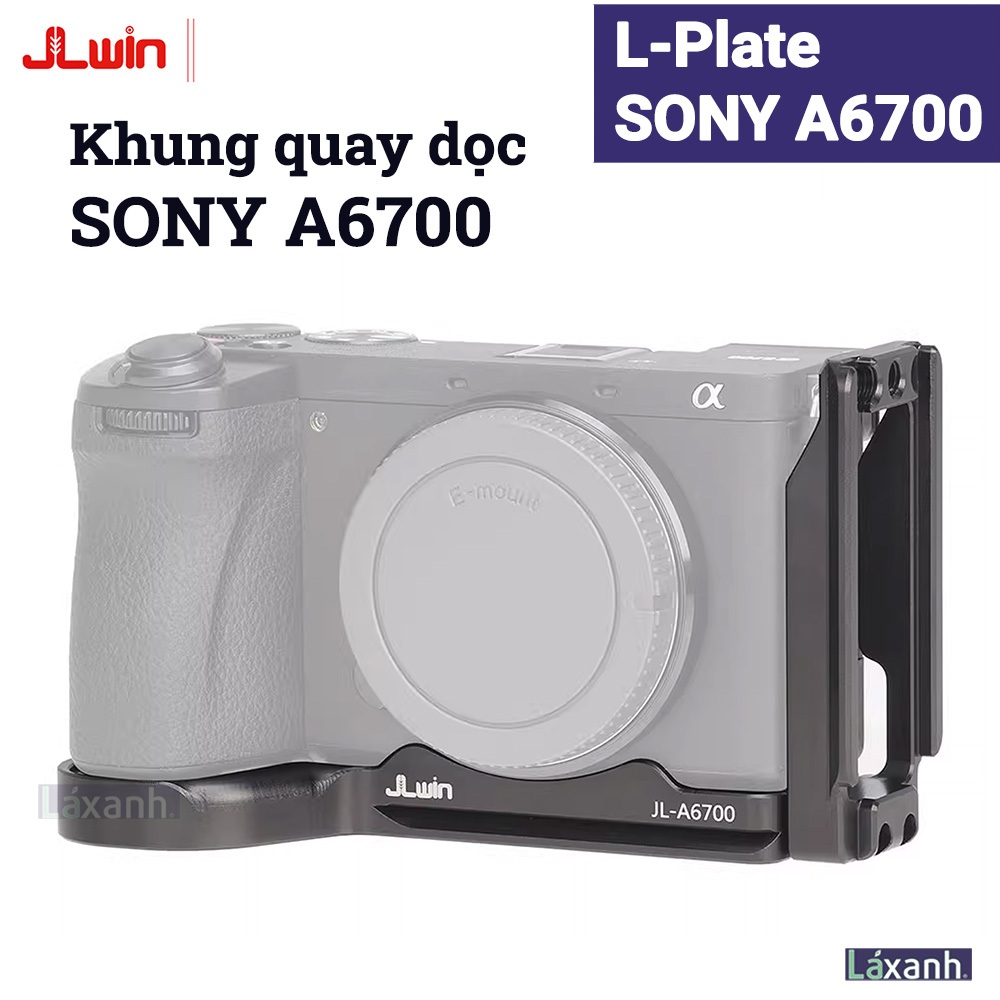 Sony A6700 JLWin | L-plate แนวตั้งหมุนกรอบผู้ถือ handcase hand grip Lplate L วงเล็บ Sony a6700