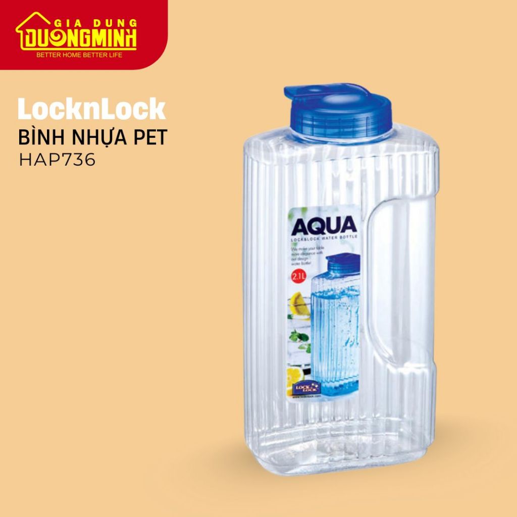 LocknLock HAP736 2.1L ขวดน้ํา PET - Duong Minh เครื่องใช้ในครัวเรือน