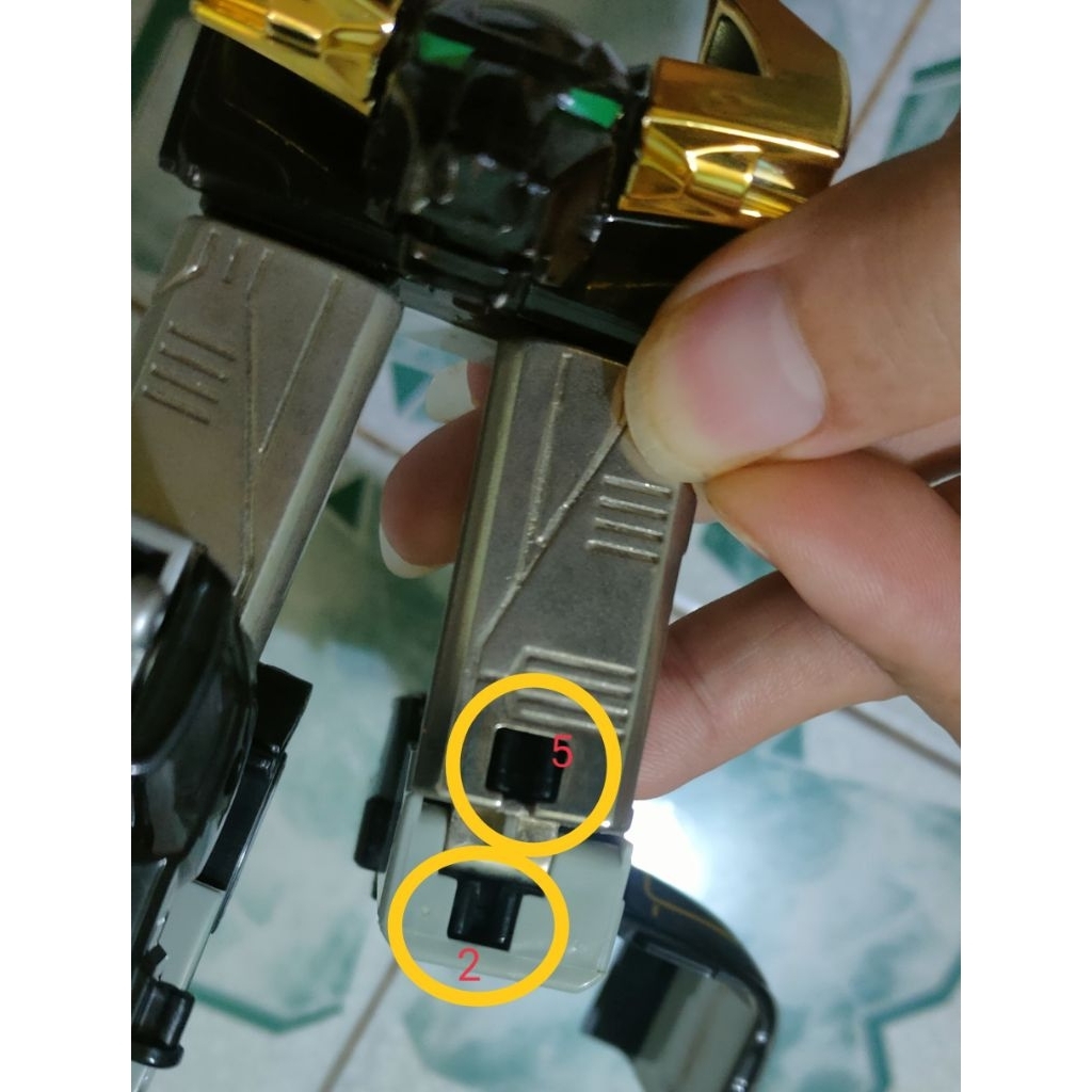 ข้อต่อสําหรับราชา DX gao (เกาหลีและญี่ปุ่น) - รูปที่ 6