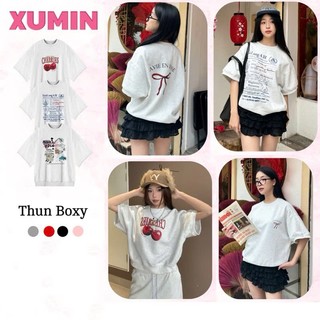 Áo Thun Dáng Boxy Phong Cách Thời Trang,BỘ NGỦ NỮ CAXA 🦋 SET PIJAMA MẶC NHÀ 2 MÀU XANH CAM🦋 capipara