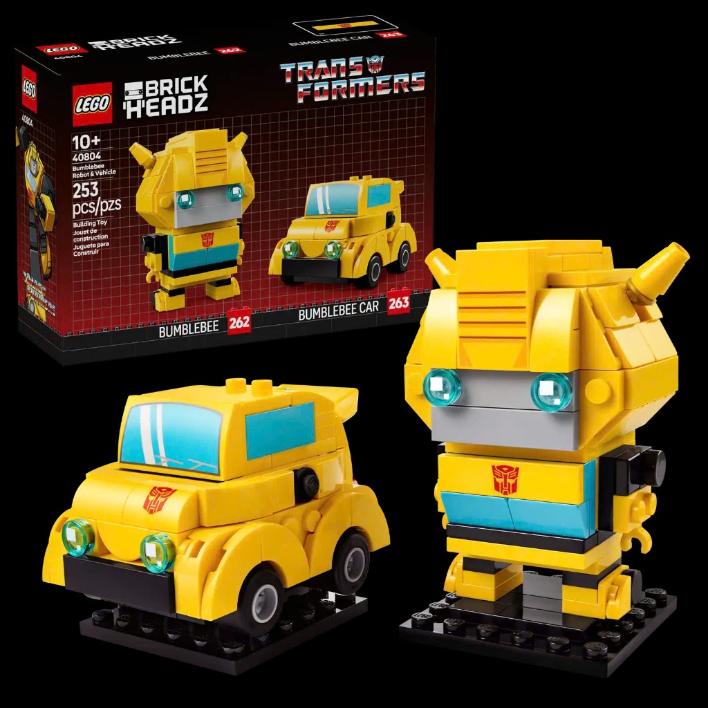 Lego 40804 Brickheadz Bumblebee Robot & Vehicle