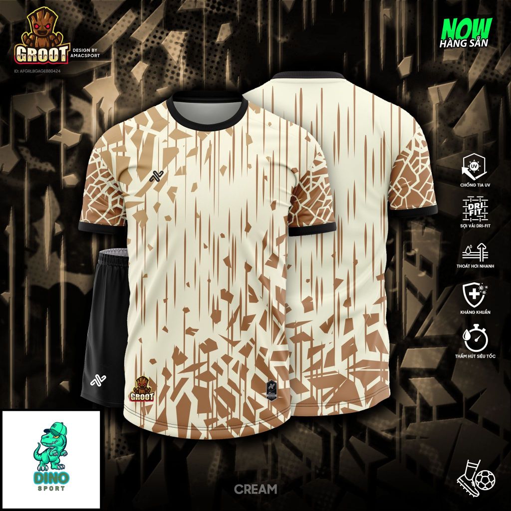 [SUPPORT PRINTING NAME AND NUMBER] ชุดบอลคอลเลกชั่น AMAC GROOT