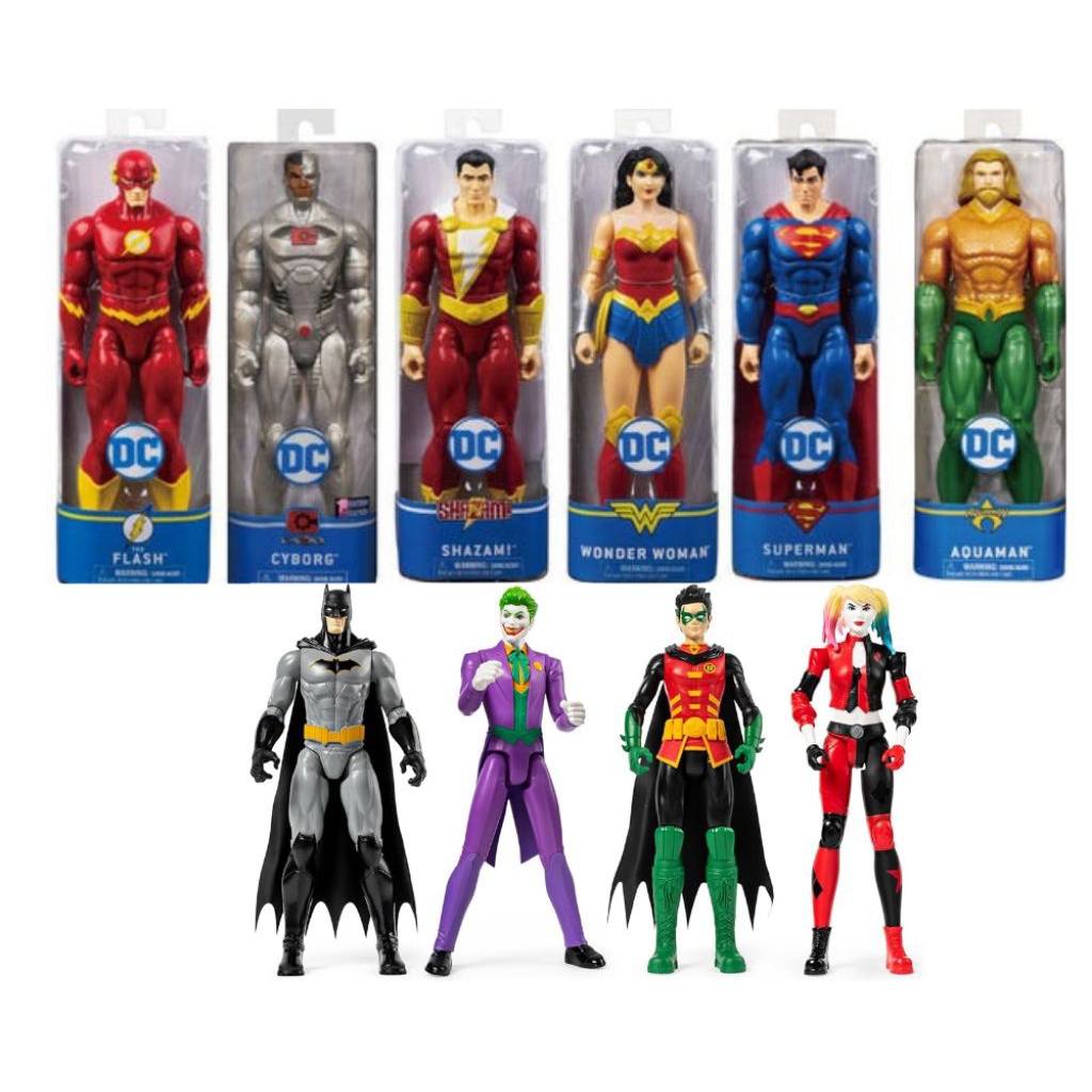 DC hero 30 ซม. พร้อม Batman, Superman, Superwoman, Joker, Flash,...