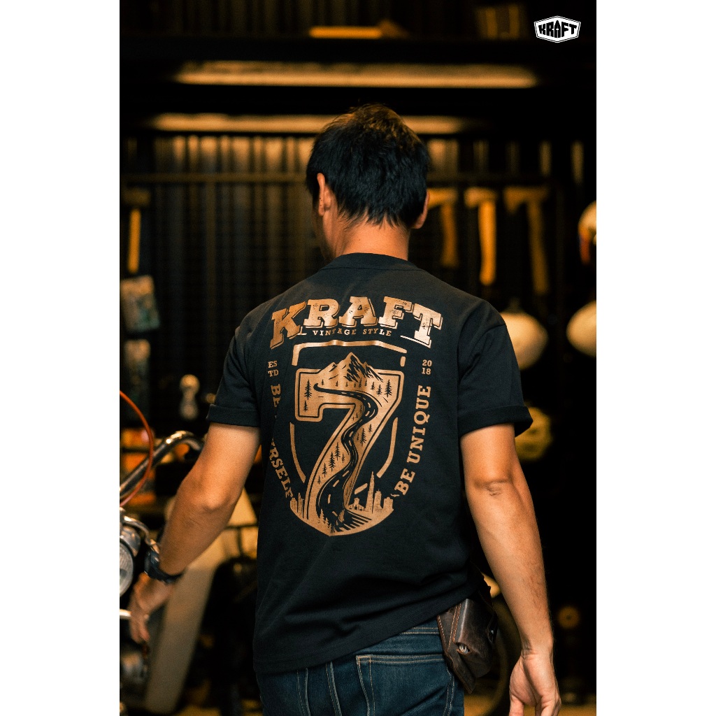 KRAFT TEE 7TH - เสื้อยืด Artwork KRAFT 7TH - Limited Edition - ฉลองครบรอบ 7 ปีของแบรนด์ KRAFT