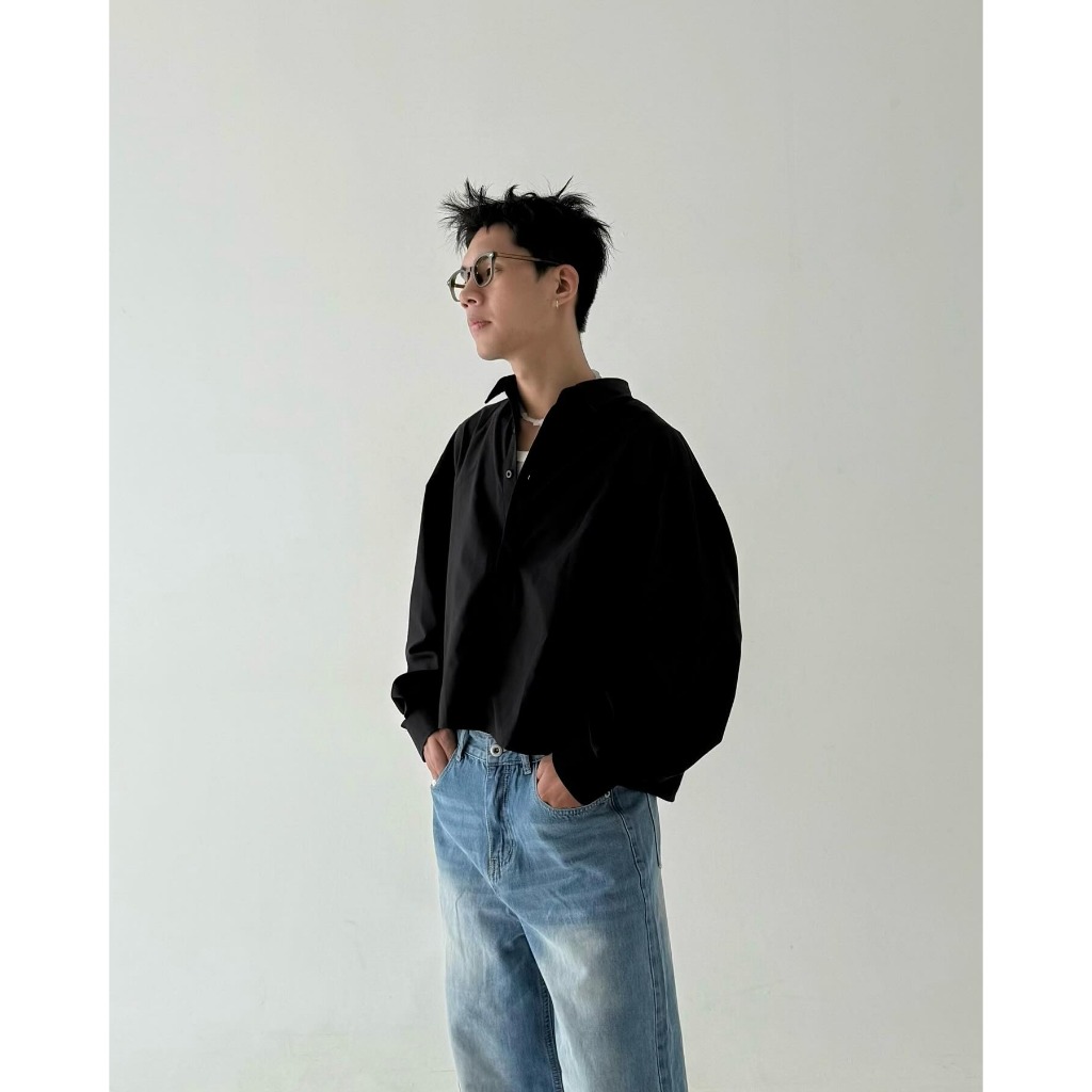 เสื้อเชิ้ต Form Boxy TIEMDOKIOT