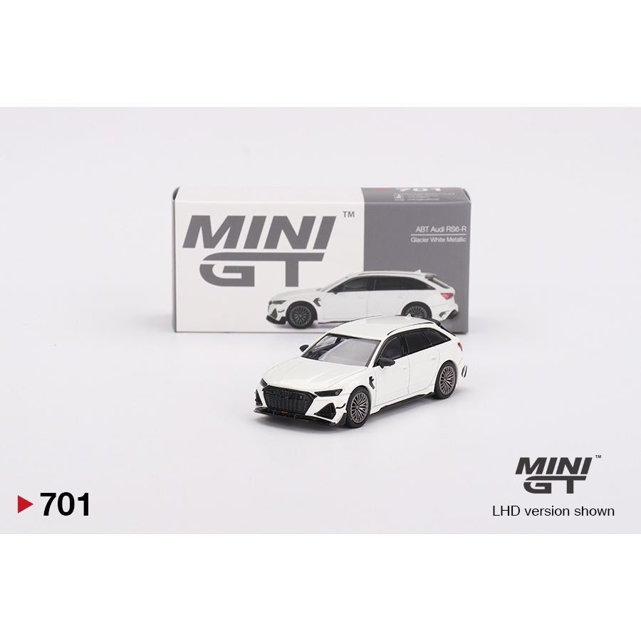 1:64 MINI GT MODEL - Audi ABT RS6-R Glacier White Metallic