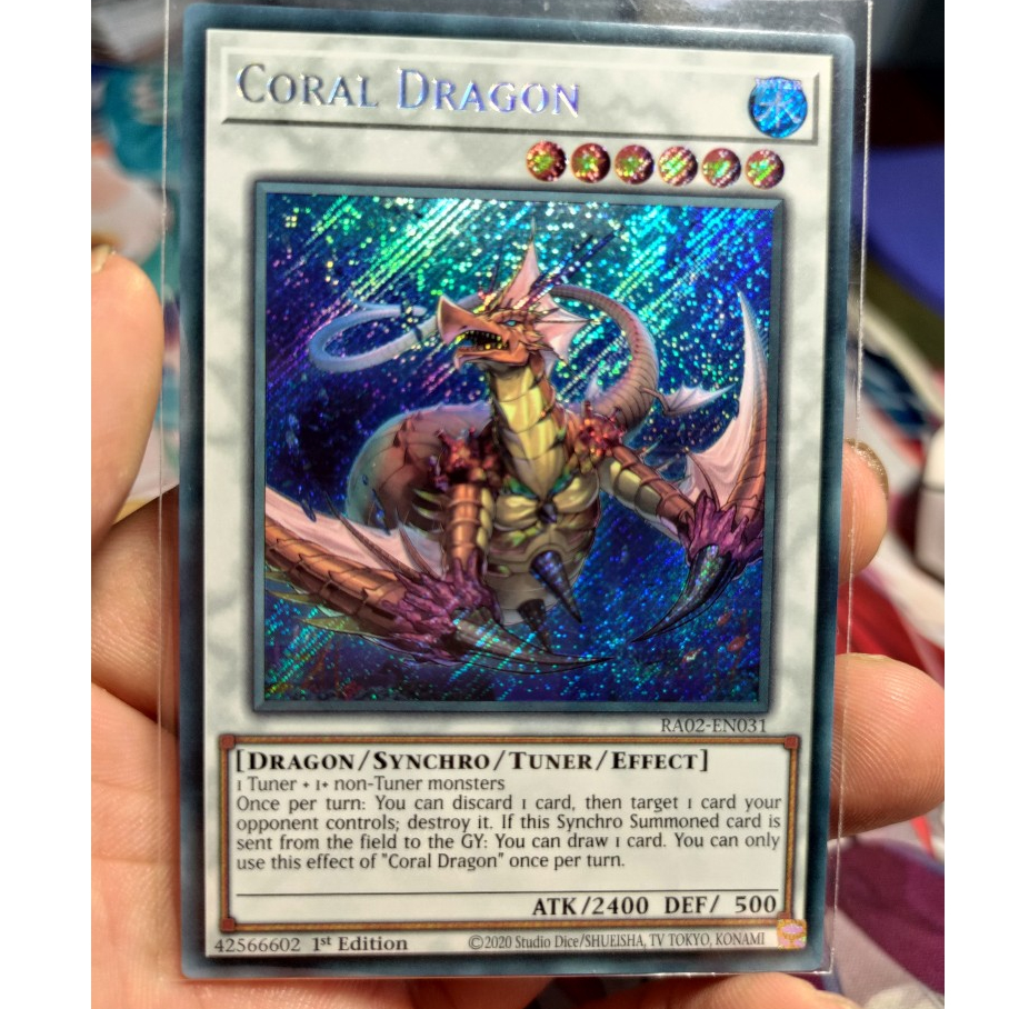 [KW2 Yugioh] [EN-UK] การ์ด Coral Dragon - RA02-EN031