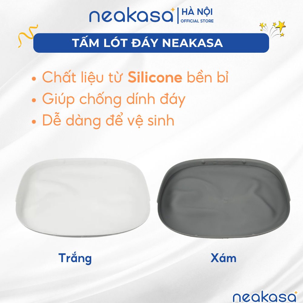 [ACCESSORIES] แผ่นซิลิโคนรองก้น - ทําความสะอาดง่าย ใช้สําหรับเครื่องทําความสะอาด Neakasa M1
