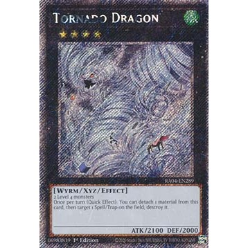 การ์ด Yugioh - TCG (UK) - Tornado Dragon - RA04-EN289