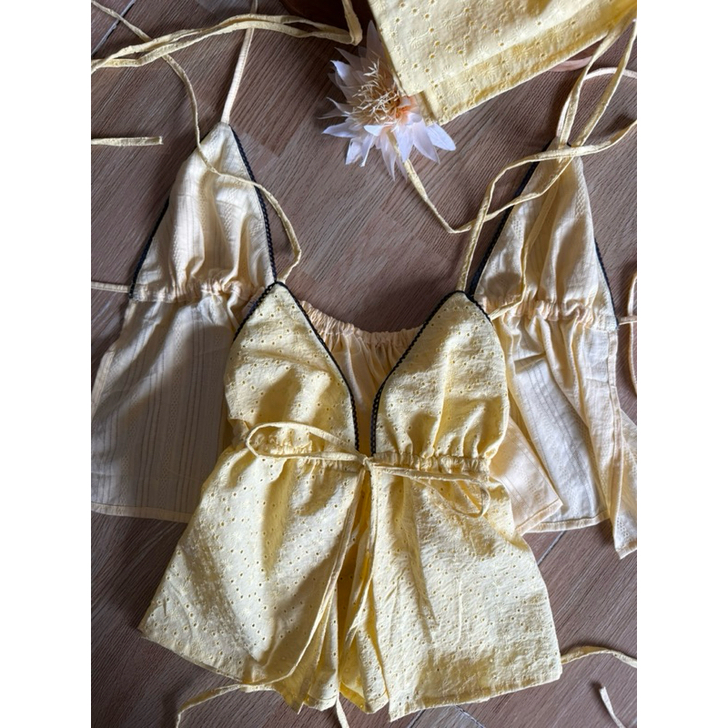 ️ ️ SUMMER TOPS YELLOW, BLUE, PINK