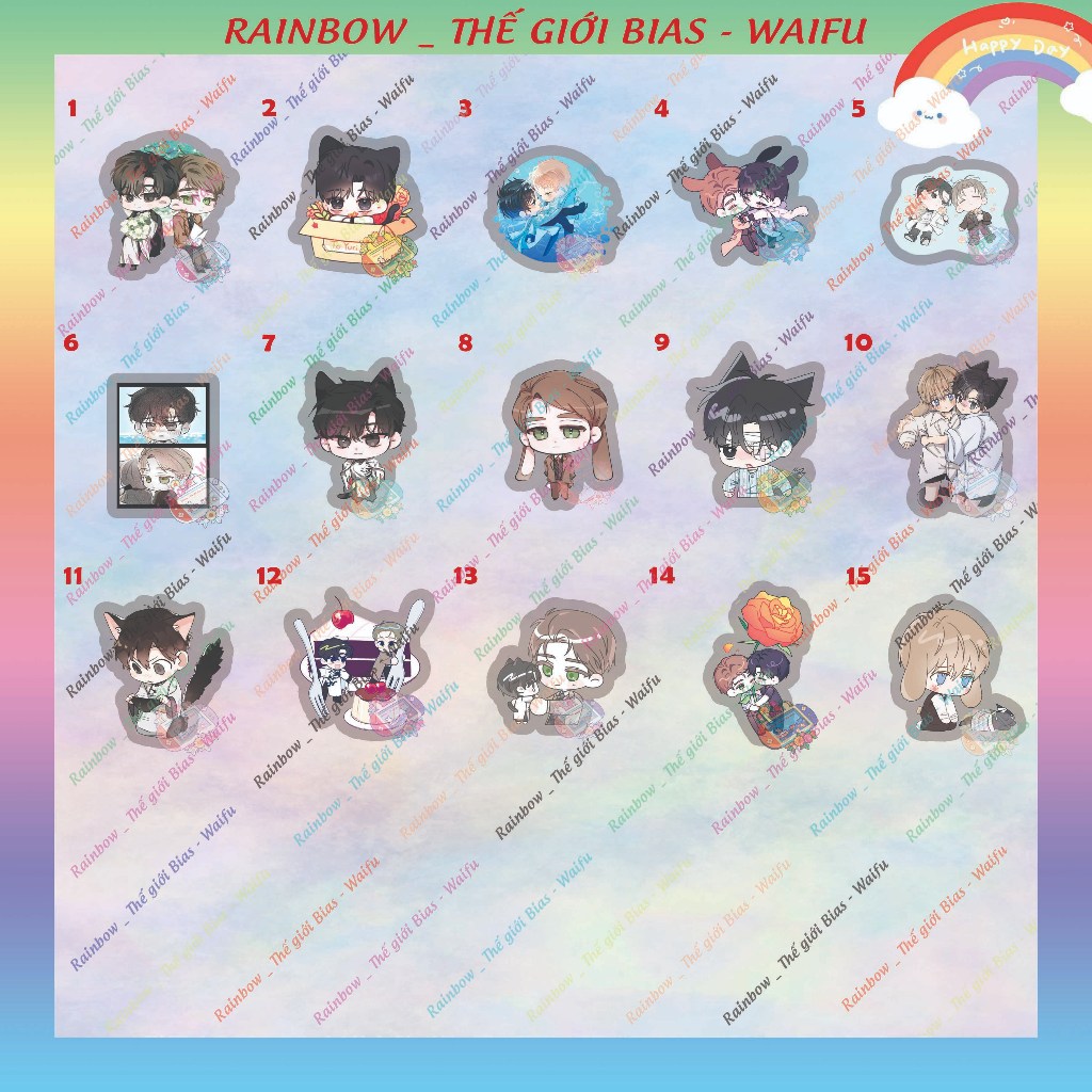 เข็มกลัด Passion Raga mica แหวนอะคริลิค Passion Raga manhwa bl