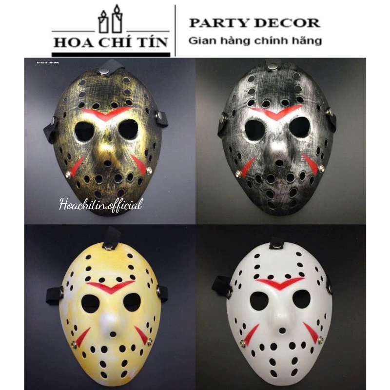 หน้ากาก Jason Voorhees สําหรับปาร์ตี้เครื่องแต่งกายฮาโลวีน