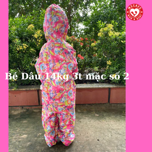 ชุดเสื้อกันฝนเด็ก SOUTHERN สำหรับเด็กอายุ 3-12 ปี thumbnail 9
