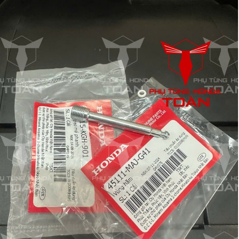 WINNER / MSX ZIN HONDA แผ่นรองเบรกด้านหลัง MOUNTING LATCH - 43215KGH901 + 45111MAJG41