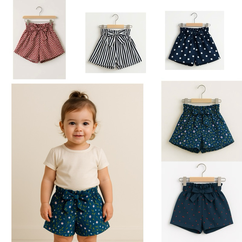 (3m - 5y) ของแท้ surplus ส่งออกกางเกงขาสั้นเด็กผู้หญิง K.iabi [Keinnier] X04-094 F0858 F0102 C6824