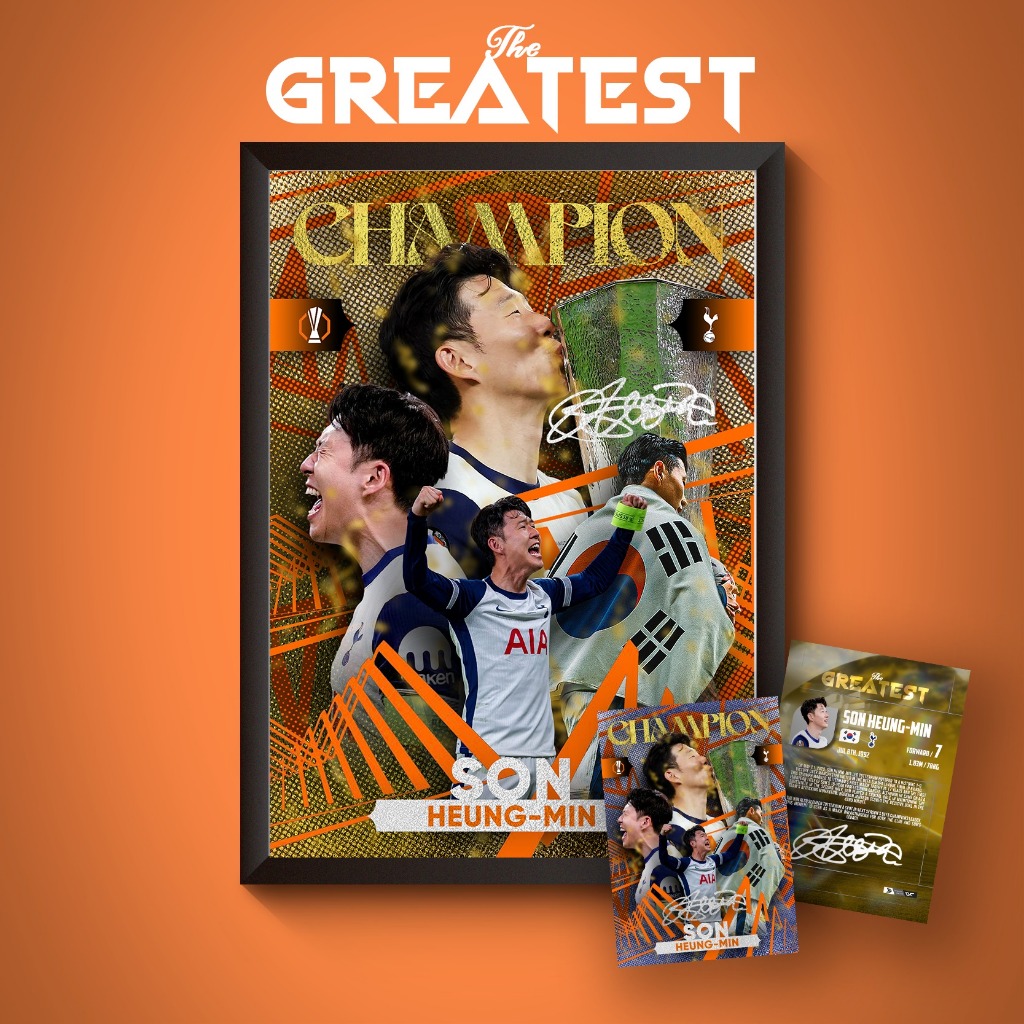 โปสเตอร์ 24-25 A4 SKYLLECTA | THE GREATEST - PROJECT 4 | ลิปสติก HEUNG-MIN - UEL 2025 CHAMPION | การ