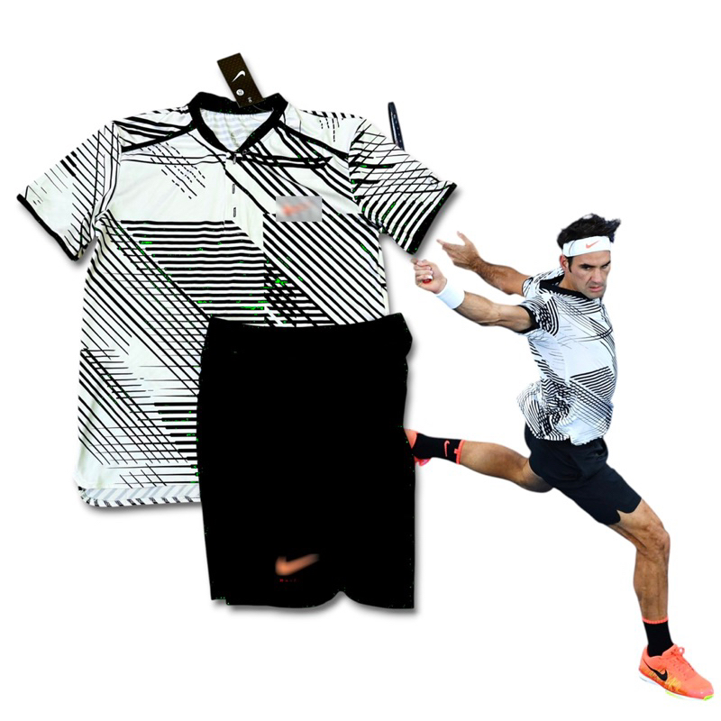 Roger Federer Australian Open 2017 เสื้อผ้าเทนนิส pickleball, ชุดกีฬา Roger Federer
