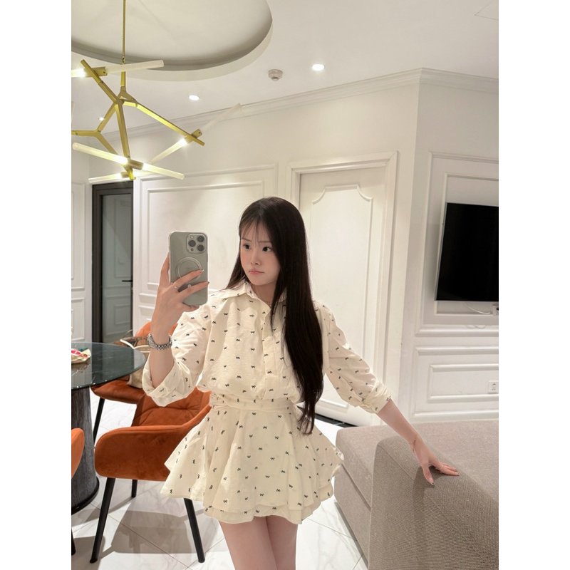 [BONGCHASTORE] เสื้อโบว์สวย IU