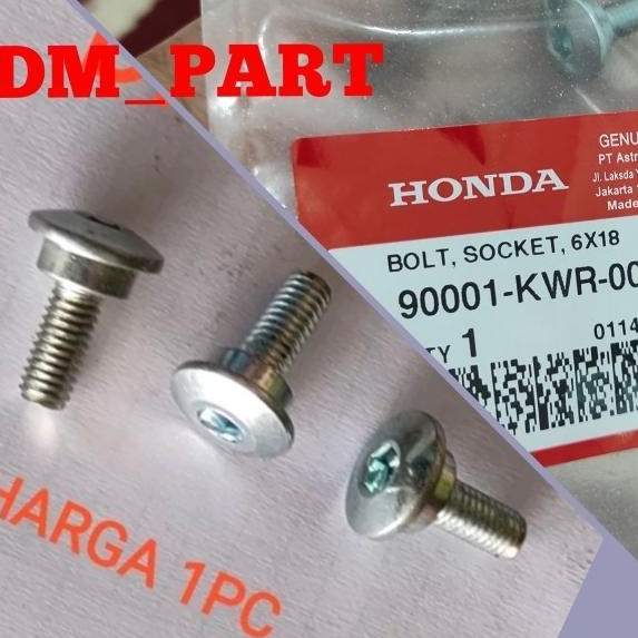 SPRING SCREW สําหรับสกู๊ตเตอร์ HONDA / AB / CLICK / VARIO / PCX / SH MODE / SH VIET - 90101K29900 90